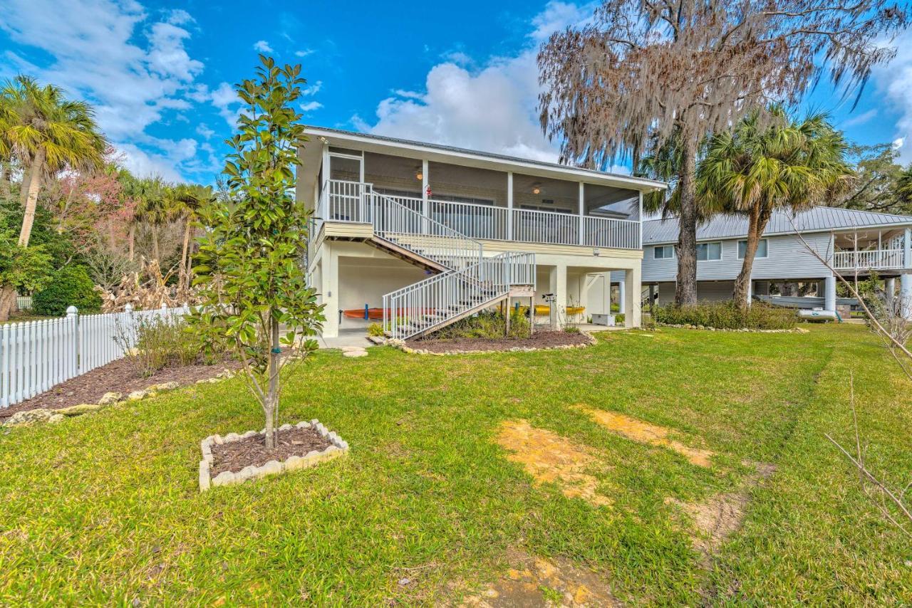 Withlacoochee River House With Dock And Kayaks! Villa Yankeetown Exterior photo